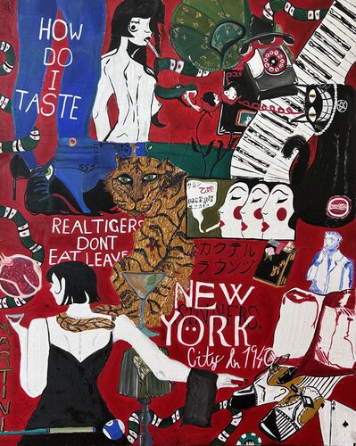 New York city in 1940 von Lauryn O'shaughnessy, Malerei kaufen auf Singulart