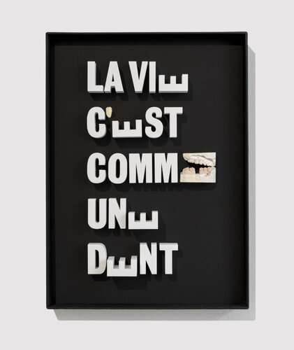 Letterforms and our teeth. Homage to Boris Vian, 2024 von Gulizar Cepoglu, Andere Medien kaufen auf Singulart