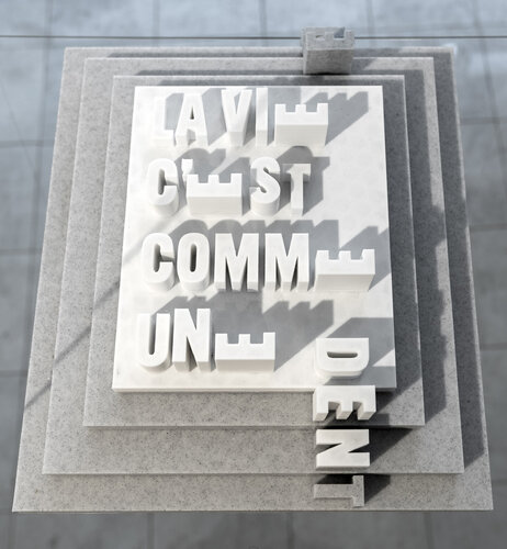 La Vie C’est Comme Une Ziggourat. Sculpture, 2024 Homage to Boris Vian von Gulizar Cepoglu, Digital kaufen auf Singulart