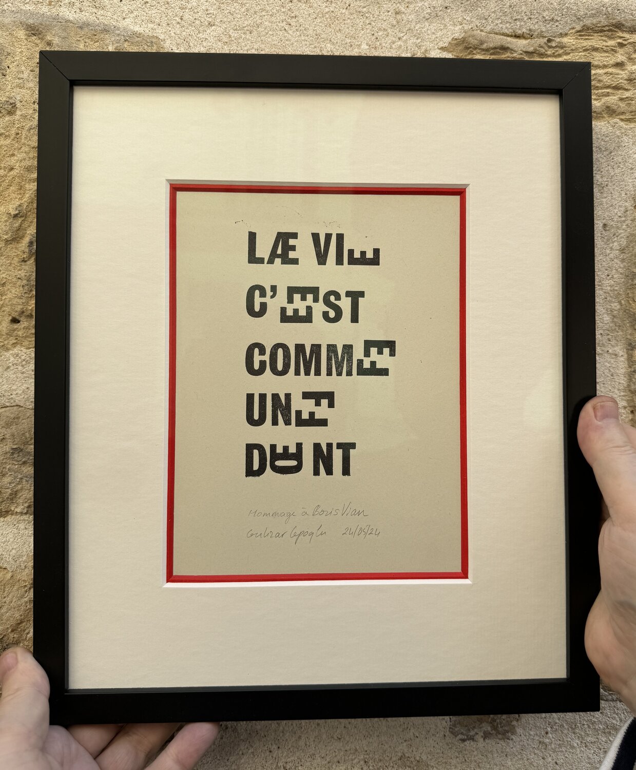La vie c’est comme une dent. Gulizar Cepoglu