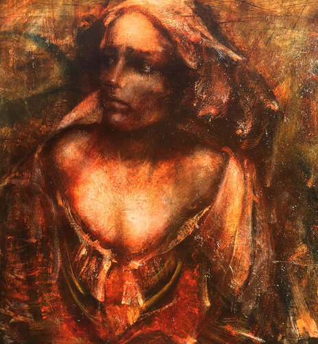 La femme coiffée de Pierre Laffillé, Pintura a la venta en Singulart