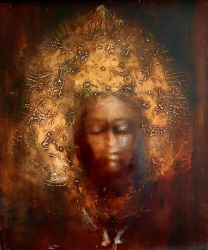 Bouddha de Pierre Laffillé, Pintura a la venta en Singulart