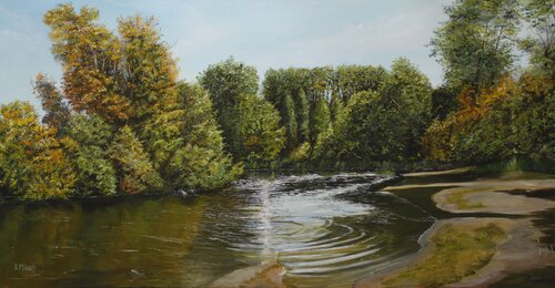 Wasserkreise de Simone Miksch, Pintura a la venta en Singulart