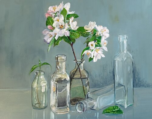 Flaschenpost de Simone Miksch, Pintura a la venta en Singulart