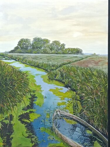 Das versunkene Boot de Simone Miksch, Pintura a la venta en Singulart