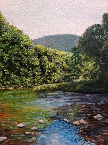 Schattenspiele by Simone Miksch, 油畫 for Sale on Singulart