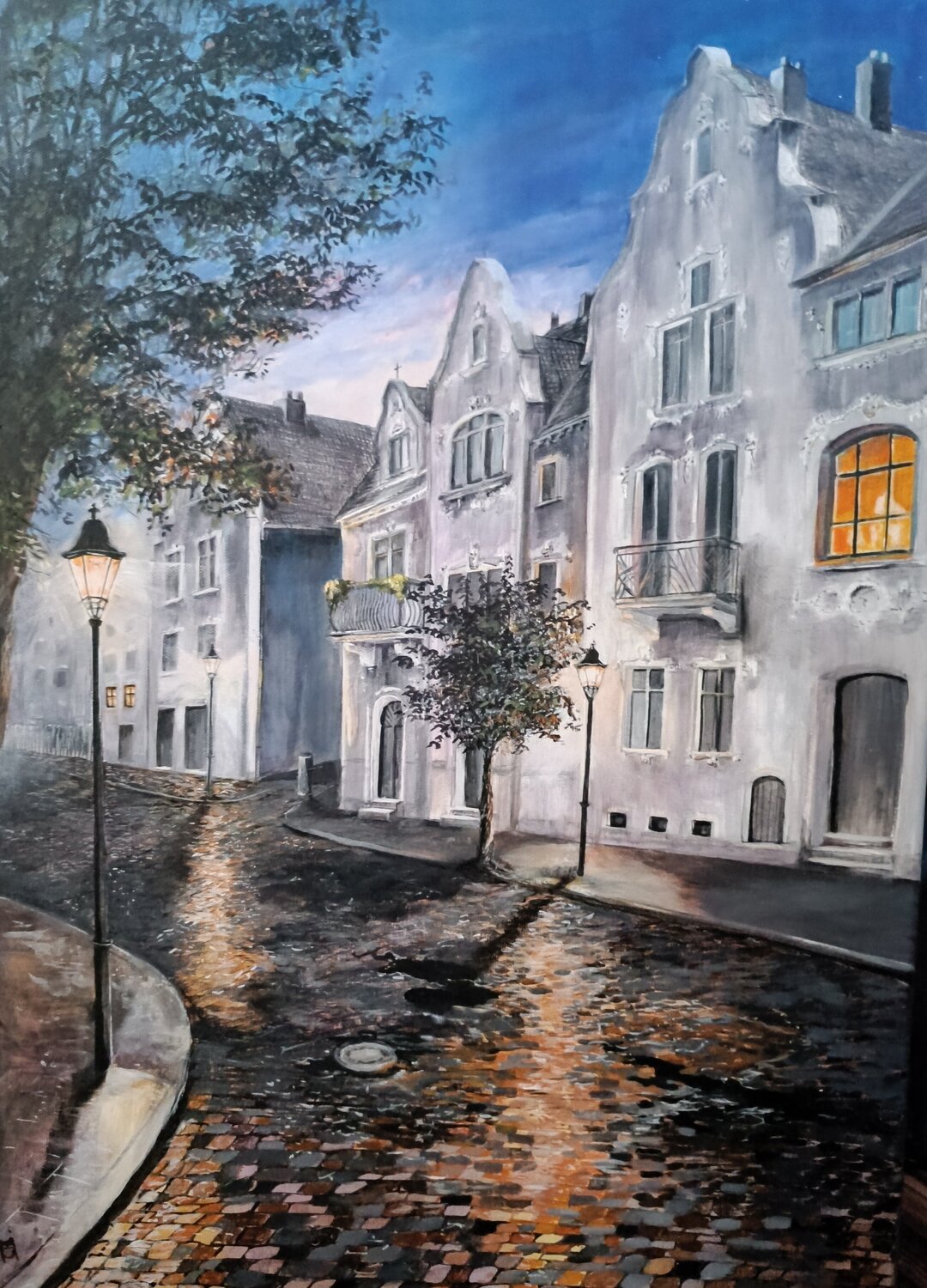 Blaue Stunde Simone Miksch Original painting for sale