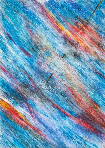 Blue insert 2 par Lucio Salzano, Peinture en vente sur Singulart