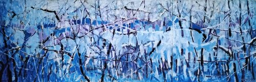 COLD LINE van Dorel Cozma, Schilderij te koop op Singulart