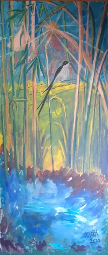 Naturaleza 2 van Maria Alejandra Hernandez, Schilderij te koop op Singulart