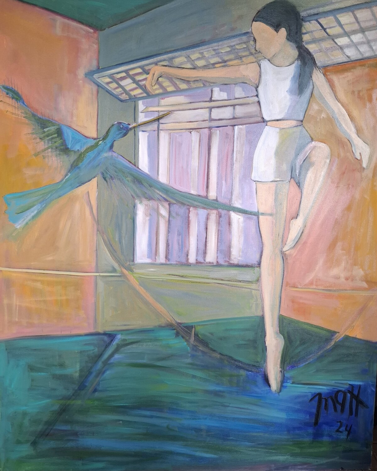 Danzarina y colibrí Maria Alejandra Hernandez