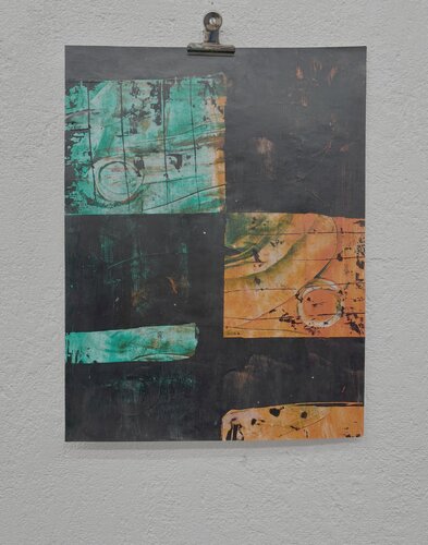 Ohne Titel by Hubert Sieverding, 油畫 for Sale on Singulart