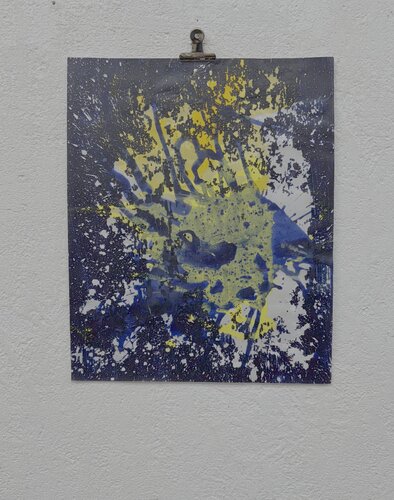 Ohne Titel de Hubert Sieverding, Pintura a la venta en Singulart