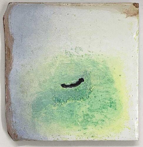 Gammelfliese#5 de Hubert Sieverding, Pintura a la venta en Singulart