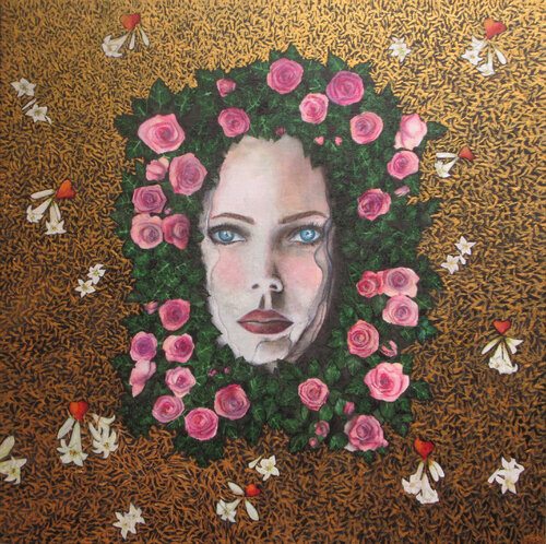 The Awakening of the Rose di Marianna Venczak, Pittura in vendita su Singulart