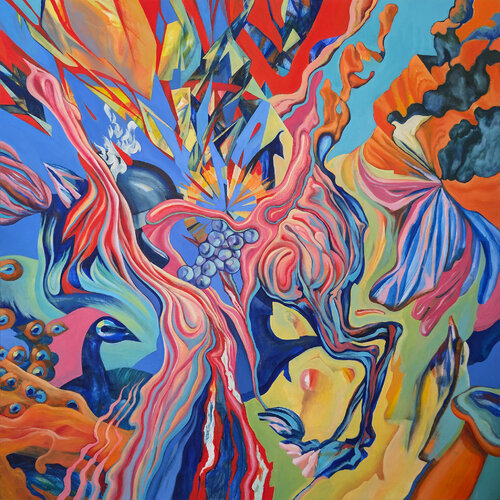 The last Bacchanalias van Stefan Hepner, Schilderij te koop op Singulart