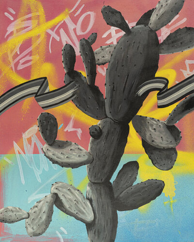 Cactus by Andres Agosin, Painting for Sale on Singulart