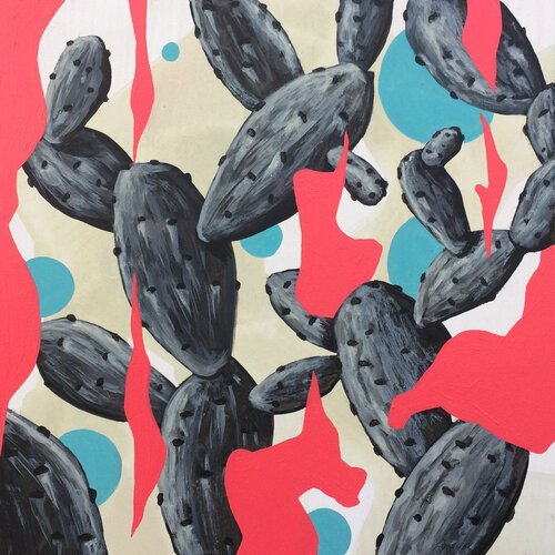 Cacto 02 by Andres Agosin, Painting for Sale on Singulart