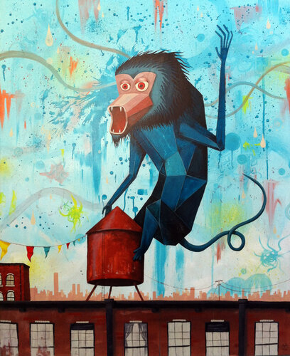 Primate Urbanae van Andres Agosin, Schilderij te koop op Singulart