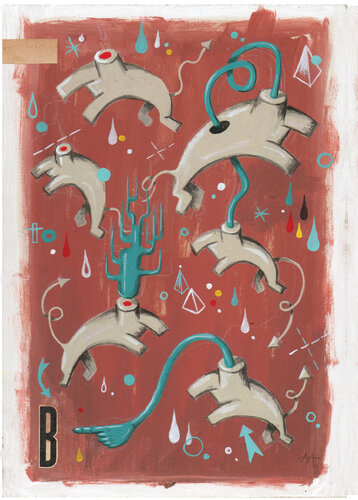 B par Andres Agosin, Peinture en vente sur Singulart