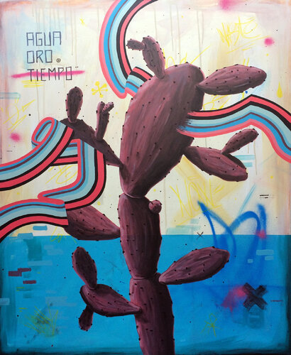 Agua Oro Tiempo 02 di Andres Agosin, Pittura in vendita su Singulart