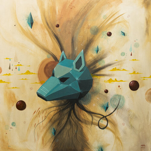 Vulpus acefalae by Andres Agosin, Painting for Sale on Singulart