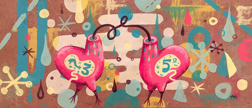 Gallina Talk by Andres Agosin, Painting for Sale on Singulart