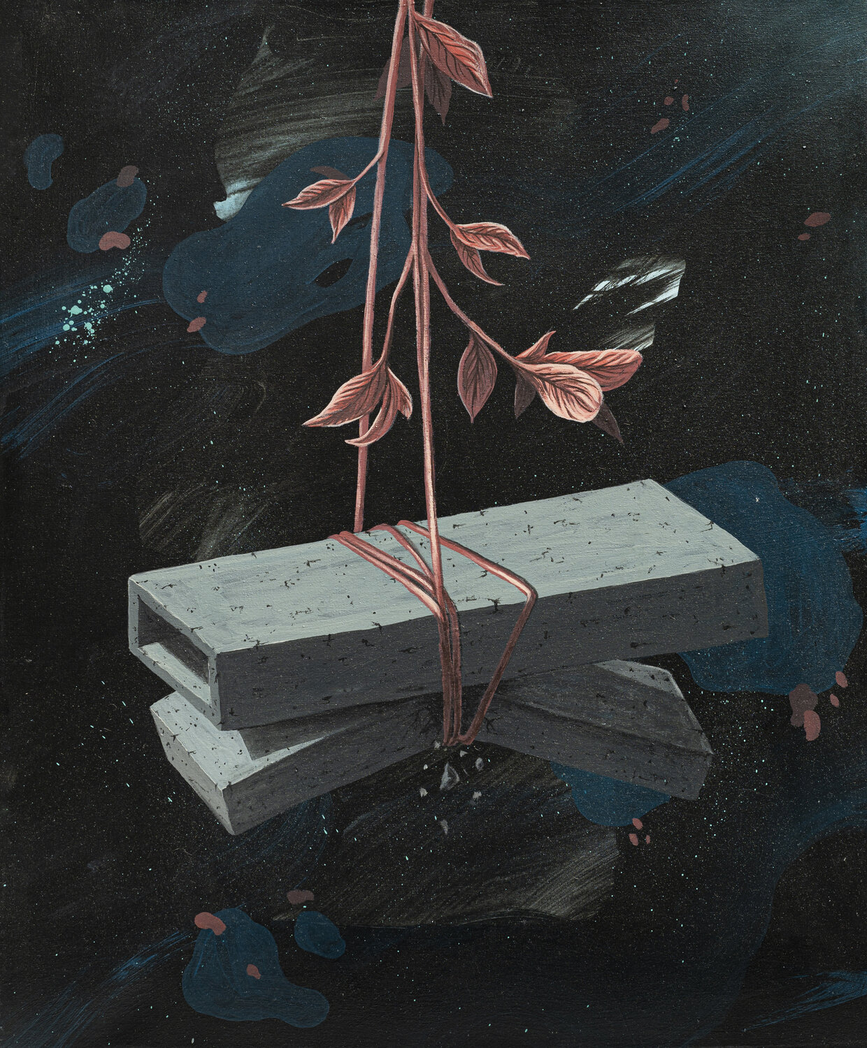 Tiempo Concreto 04 Andres Agosin Original painting for sale