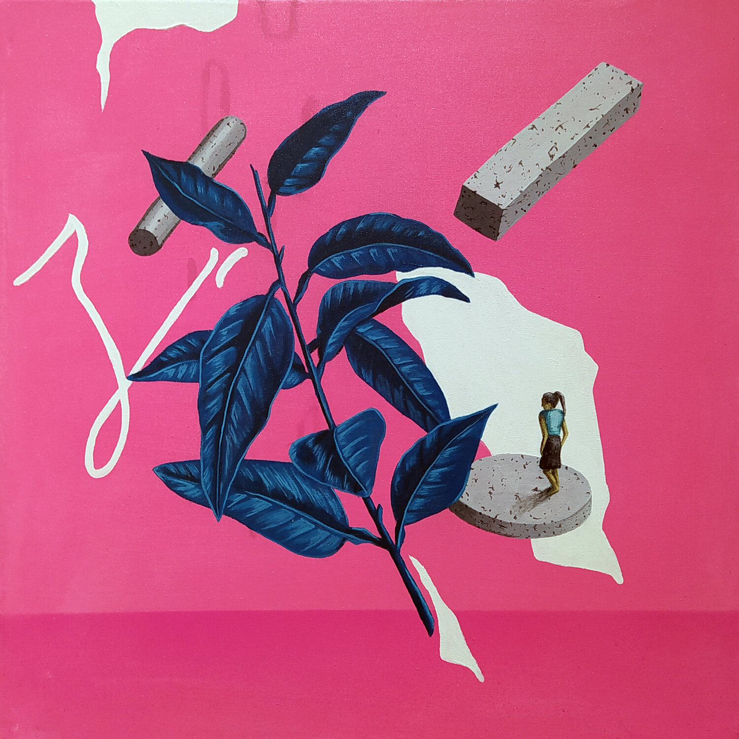 Tiempo Concreto 08 Andres Agosin Original painting for sale