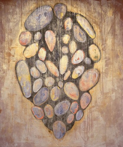 Cracked open under pressure van Maria bostrom, Schilderij te koop op Singulart