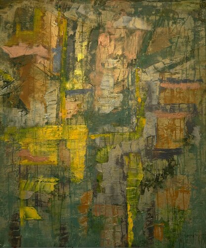 Stone faces di Maria bostrom, Pittura in vendita su Singulart
