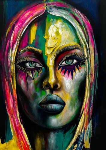 „MUSE 1“ de Alessandro De Luca, Pintura a la venta en Singulart
