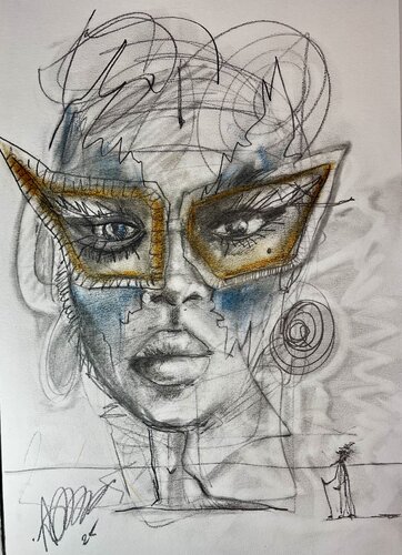 Sketching Sonja von Alessandro De Luca, Zeichnungen kaufen auf Singulart