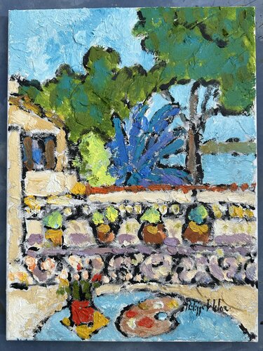 Vue de Saint-Tropez di Philippe Weber, Pittura in vendita su Singulart