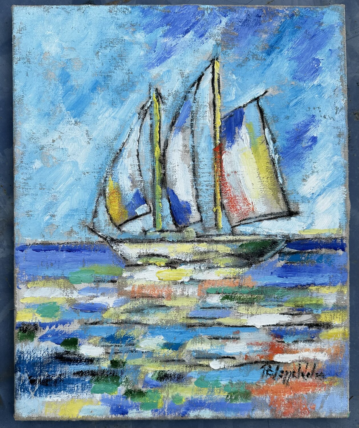 Voilier sur le Golf du Lyon Philippe Weber