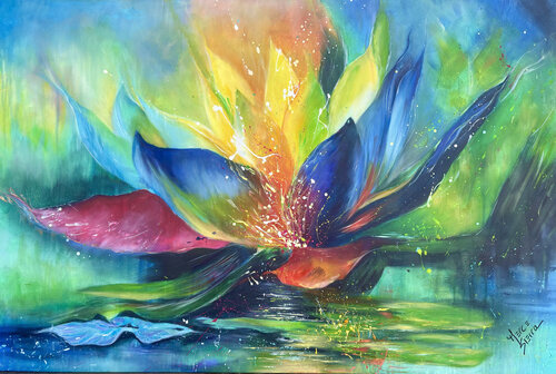 GENESIS EN FLOR de Merce Sierra, Pintura a la venta en Singulart