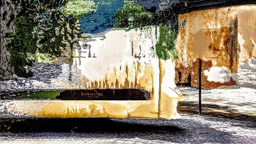 Beyond the street van Stefan Görres, Werk op papier te koop op Singulart