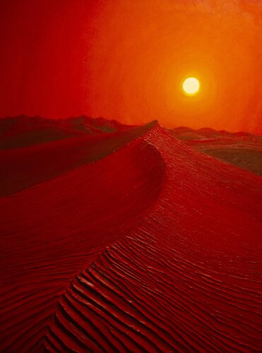 Desert Radiance by Gergely Fabian, 회화 for Sale on Singulart