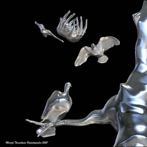 Droplets of duvine di Marija Tanaskovic Papadopoulos, Digitale in vendita su Singulart