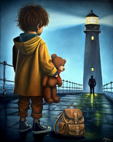 The Kind Eye of a Friend di Lena Bay, Pittura in vendita su Singulart