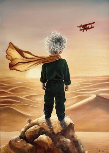 Desert Encounter di Lena Bay, Pittura in vendita su Singulart