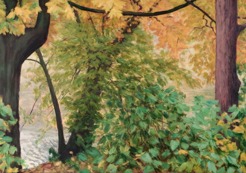Yellow Green de Patty Neal, Pintura a la venta en Singulart