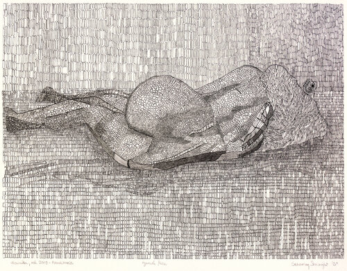 From Sketchbook of 2009, Search for Form (ink, dip pen) van Sebastian Skowroński, Tekening te koop op Singulart