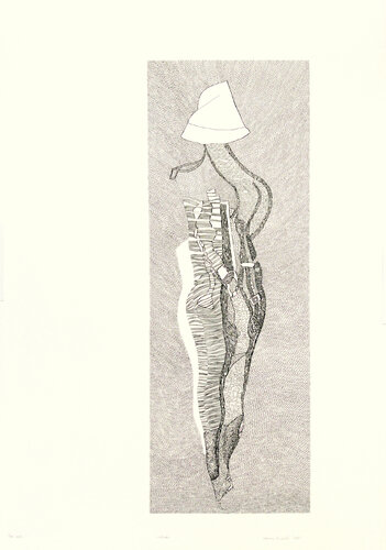 Untitled (ink, technical pen) di Sebastian Skowroński, Disegno in vendita su Singulart