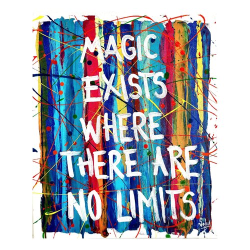 MAGIC EXISTS WHERE THERE ARE NO LIMITS van Paco Soleil, Schilderij te koop op Singulart