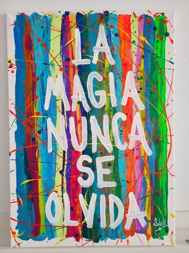LA MAGIA NUNCA SE OLVIDA di Paco Soleil, Pittura in vendita su Singulart