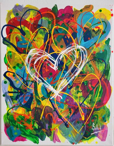 LOVE van Paco Soleil, Schilderij te koop op Singulart