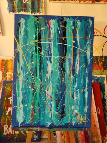 FATHER OCEAN van Paco Soleil, Schilderij te koop op Singulart