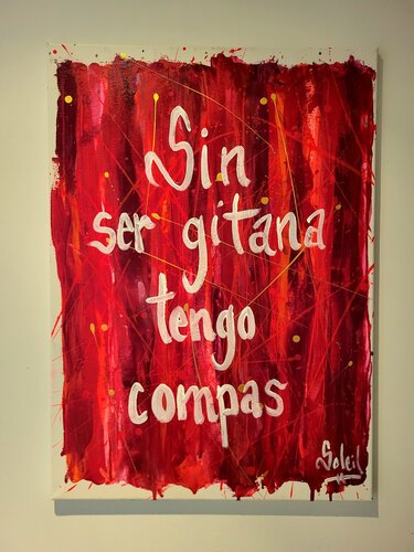 SIN SER GITANA TENGO COMPAS van Paco Soleil, Schilderij te koop op Singulart