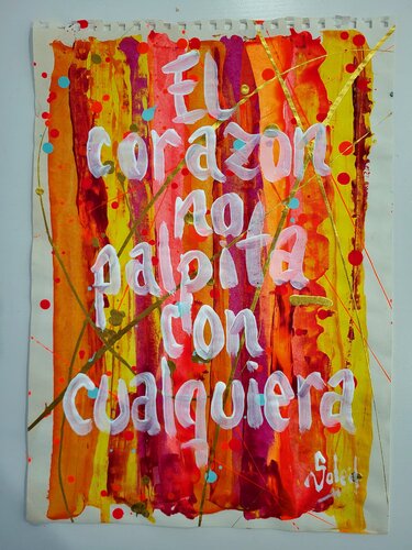 EL CORAZON NO PALPITA CON CUALQUIERA von Paco Soleil, Malerei kaufen auf Singulart